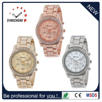 Lady Vogue Watch, reloj Geneva, relojes de acero inoxidable (DC-245)